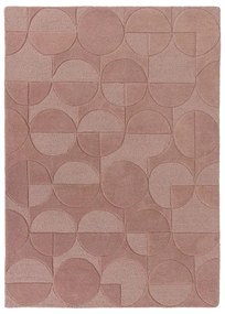 Covor din lână Flair Rugs Gigi, 160x230 cm, roz