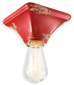 Plafoniera design retro realizata manual din ceramica VINTAGE, 15x15cm