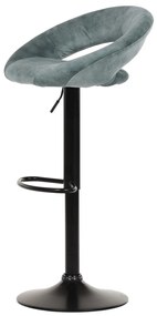 Set de scaune de bar AUB-822 BLUE4, 2 buc.