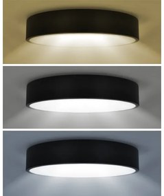 Brilagi - Plafonieră LED POOL, 36 W, 230 V, 3000/4500/6000 K, Ø 30 cm, negru