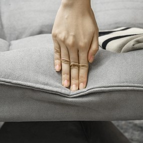 HOMCOM Fotoliu de sol paresos fotoliu relax fotoliu lounge design capitonat înclinare spătar reglabil pivotant 360° | Aosom Romania