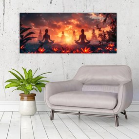 Tablou - Yoga în natură (120x50 cm)
