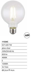Bec LED E27 7W 850lm 4000K
