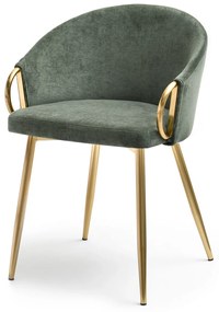 Scaun Carma K (verde + auriu). Promo -24%. 1111005