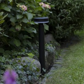 Lampă LED solară cu senzor Brilliant MAGUA LED/4W/3,7V 50,2 cm IP44 negru