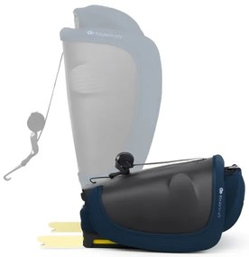 KINDERKRAFT - Scaun auto FIX2GO i-Size 76-150 cm, albastru