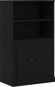 vidaXL Highboard Stejar Negru 60 x 35.5 x 103.5 cm Lemn compozit