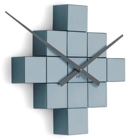 Ceas de design Future Time FT3000GY Cubic grey, autoadeziv, diam. 50 cm