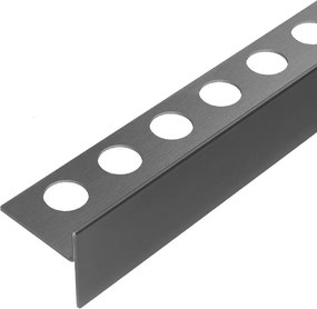 Profil inclinat dreapta pentru podea Balneo Floor Strips 120 cm finisaj Gun Metal mat