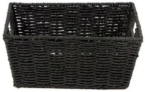 Coș împletit manua Compactor ETNA, 31 x 24x 14 cm, negru
