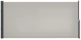Outsunny Store lateral Gard anti-vânt paravan retractabil dim. 3L x 1,40H m alu. Poliester Anti-UV densitate mare 180 g/m² Gri | Aosom Romania