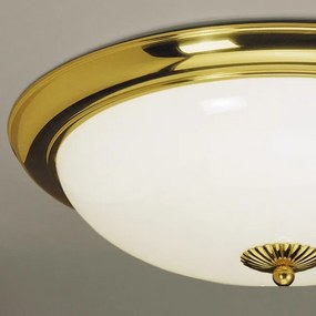 Plafoniera stil clasic Nostalgie 47cm alama lucios/opal