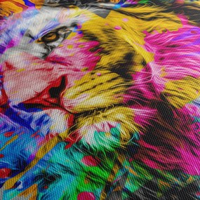 Tablou - 3D imaginea leului (70x50 cm)