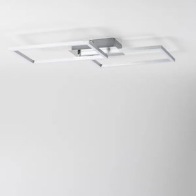 Plafonieră LED/17W/230V crom mat