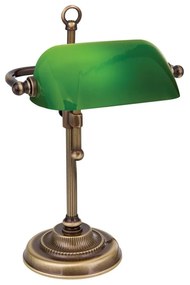 Veioza/Lampa de masa stil clasic HARVARD patina/verde