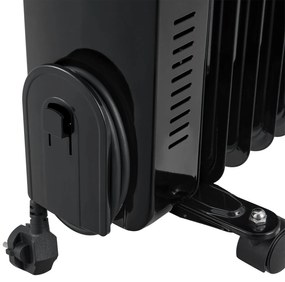 Radiator ulei OH120BL3 cu termostat si display LED, 2500W negru