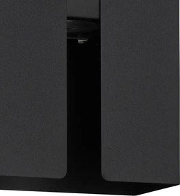 Eglo 902018 - Aplica LED de exterior BRISCOLA 2xLED/4W/230V IP44 negru