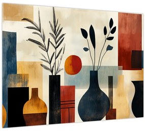 Tablou - Vaze cubiste (70x50 cm)