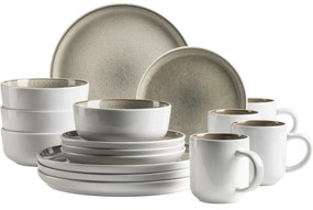 Set de masă Mäser 16 piese Lunaria Brown
