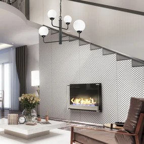 Lustră pe lanț OSCAR 4xG9/5W/230V neagră