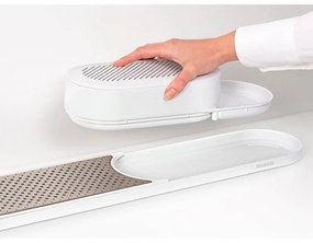 Organizator chiuveta Brabantia SinkStyle 1008499, 2 piese, Finisaj mineral, Rezistent la coroziune, Alb