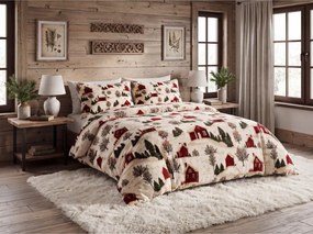 Lenjerie cocolino FARM HOUSE crem Dimensiune lenjerie de pat: 70 x 90 cm | 140 x 220 cm