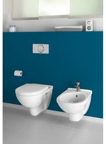 Villeroy & Boch O.NOVO 5660HR01 - Vas WC suspendat cu capac SoftClose, ceramică/albă