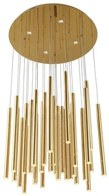 Lustra LED dimabila design Premium Class Quality 62cm ORGANIC FAT GOLD P0242 MX