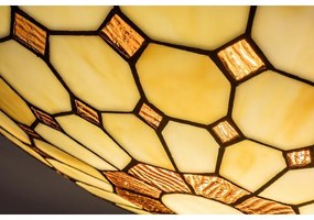 Brilagi - Plafonieră Tiffany DORAN din vitralii, 2xE27/60W/230V