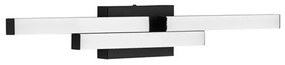Aplica baie LED, protectie IP44, Aluminiu, Negru, Atom, NVL-9695269