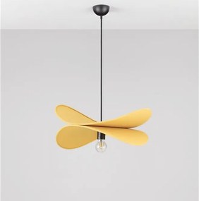 Lustra suspendata decorativa LUVE galben mustar