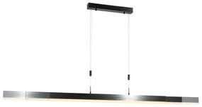 Lampă Pandantiv Negru Reglabilă 150cm cu LED Dimmable Integrat - Lamba