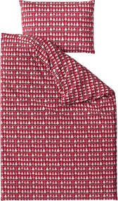 Lenjerie de pat din bumbac BURGUNDY TREES vinove Dimensiune lenjerie de pat: 2 buc 70 x 90 cm | 200 x 220 cm
