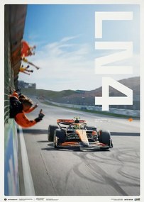 Imprimare de artă McLaren Formula 1 Team - Lando Norris - Zandvoort 2024 Victory