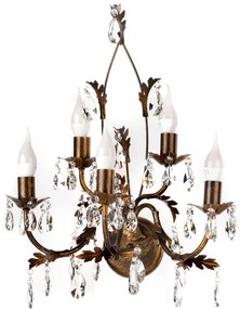 Aplică TERESA 5xE14/6W/230V bronz ONLI