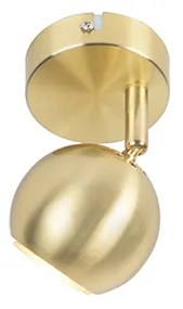 Spotlight rotund retro din alamă - Gissi