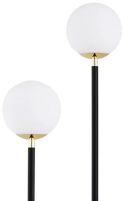 Lampadar FERRONE 2xE14/7W/230V neagră/albă/aurie Argon 7073
