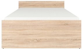 Pat de o persoană 120 cm Nepo Plus 10 (stejar sonoma) . 1098318