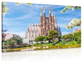Tablou catedrala din Barcelona