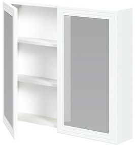 Dulap cu oglindă suspendat Bondi 80 cm, alb