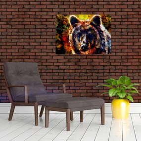 Tablou - Urs,pictură (70x50 cm)