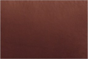 Fotoliu bean bag portocaliu cu tapițerie din catifea reiată Lilibet – Bobochic Paris