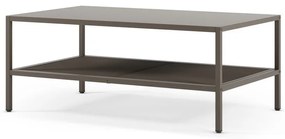 Măsuță de cafea gri din metal 60x100 cm Fayna – Marckeric