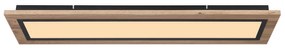 Plafoniera LED Lea 67292D, 24W, 1000lm, lumina calda, IP20, maro+neagra, Globo Lighting