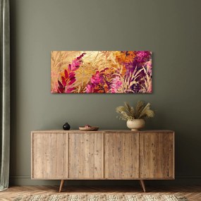 Tablou - Pictură abstractă de flori II. (120x50 cm)