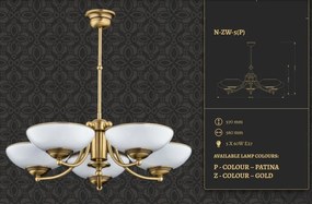 Candelabru 5 brate design clasic realizat manual N