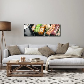 Tablou - Sushi (cu ceas) (90x30 cm)