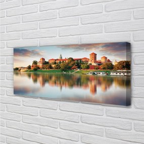 Tablouri canvas Cracovia râu castel