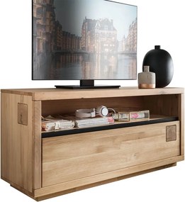 Comodă TV lemn masiv Urban Loft, 120 × 40 × 56 cm