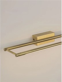 Aplica de perete LED stil minimalist OLAS aurie